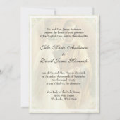 Katholieke Traditionele Bridal Weddenschap Kaart (Achterkant)