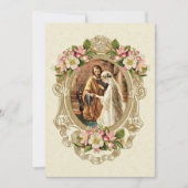 Katholieke Traditionele Bridal Weddenschap Kaart (Voorkant)