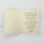 Katholieke Traditionele Bridal Weddenschap Kaart (Binnen)