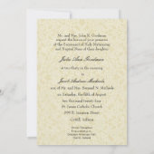 Katholieke Traditionele Bridal Weddenschap Kaart (Achterkant)