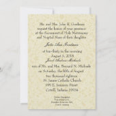 Katholieke Traditionele Bridal Weddenschap Kaart (Achterkant)