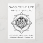 Katholieke Traditionele Heilige Familie SAVE THE D Aankondigingskaart (Voorkant)