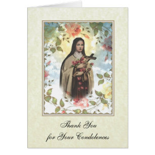 Katholieke Troostkaart Bedankt Holy Card