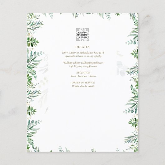 KATHOLIEKE Trouwkaart Zonnebloemen Kruis (Achterkant)