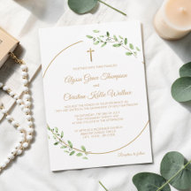 Katholieke Trouwkrans met Kruis Elegant