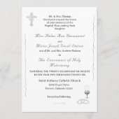 Katholieke Trouwuitnodiging Nuptial Grace Kaart (Voorkant)