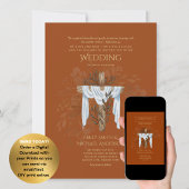 Katholieke trouwuitnodigingen Christelijk Elegant Kaart