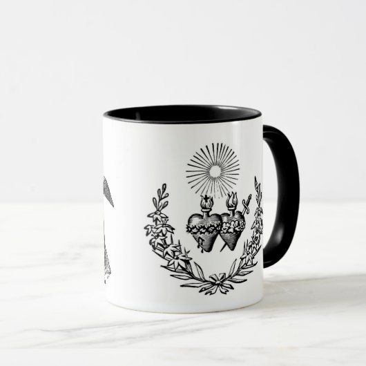 Katholieke Typografie Jesus Mary Angels Mok (Voorkant rechts)