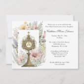 Katholieke uitnodigingen voor de eerste communie v (Voorkant)