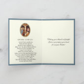 Katholieke Vasten Kruisiging Jezus Maagd Maria Kaart (Binnen)