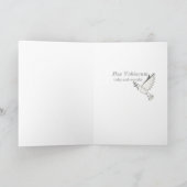 Katholieke verjaardagskaart - Latijn Kaart (Binnen)