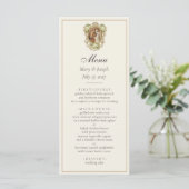 Katholieke Verloving Maria & Jozef Trouw Menu (Staand voorkant)