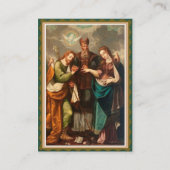 Katholieke / Verlovingsgebed Heilige kaart Visitekaartje (Voorkant)