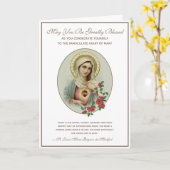 Katholieke Vervolging om Mary Religieuze te bevrij Kaart (Gele Bloem)