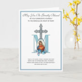 Katholieke Vervolging om Mary Religieuze te bevrij Kaart (Gele Bloem)