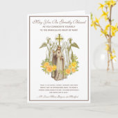 Katholieke Vervolging om Mary Religieuze te bevrij Kaart (Gele Bloem)