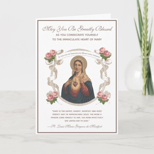 Katholieke Vervolging om Mary Religieuze te bevrij Kaart (Voorkant)