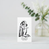 Katholieke verzoeningskaart visitekaartje (Staand voorkant)