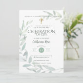 Katholieke viering van het leven, herdenkingsdiens kaart (Staand voorkant)