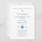 Katholieke viering van het levensherdenkingsfunera kaart (Voorkant)