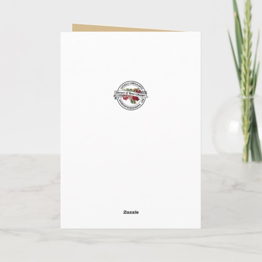 katholieke Vintage St. Valentijn Prayer Kaart (Achterkant)