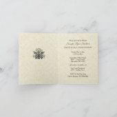 Katholieke Vintage Uitnodiging tot de Eerste Heili (Binnen)