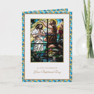Katholieke Volwassendoop Kerkglas Kaart
