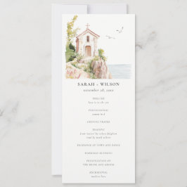 Katholieke Waterverf aan de kust huwelijksprogramm Kaart