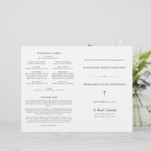 Katholieke Weddenschappen Programma Volledige Mass (Staand voorkant)