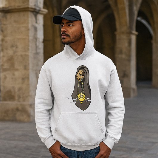 Katholieke wierook censureert religieuze eredienst hoodie