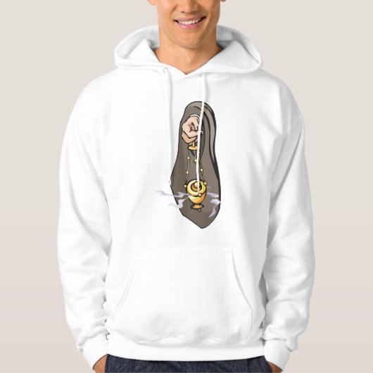 Katholieke wierook censureert religieuze eredienst hoodie (Voorkant)