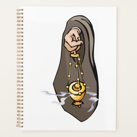 Katholieke wierook censureert religieuze eredienst planner (Voorkant)