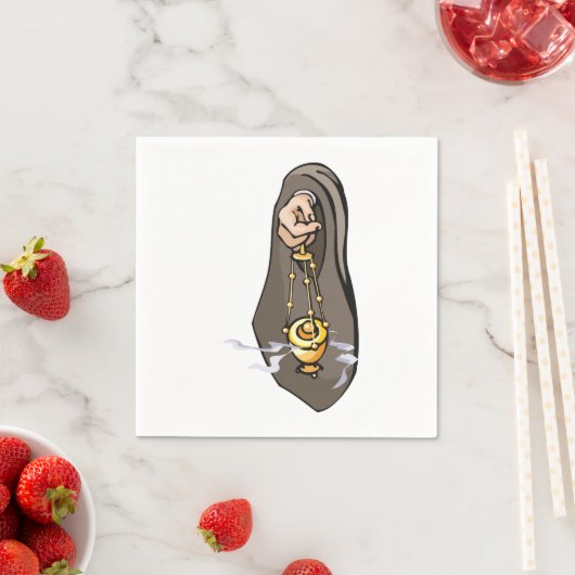 Katholieke wierook censureert religieuze eredienst servet (Insitu)