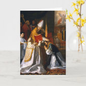 Katholieke wijding tot het priesterschap Groet Kaart (Gele Bloem)