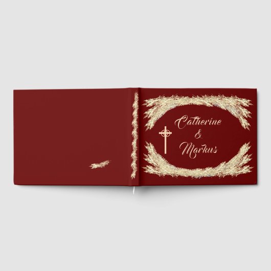 Katholieke Winter Bruiloft Gastenboek (Volledig)