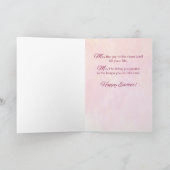 Katholieke zuster Paasverslaafden Roze Waterverf Kaart (Binnen)