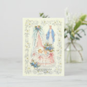 Katholieke Zwangerschap Aankondiging Jongen of Mei (Staand voorkant)