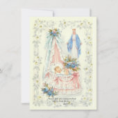 Katholieke Zwangerschap Aankondiging Jongen of Mei (Voorkant)