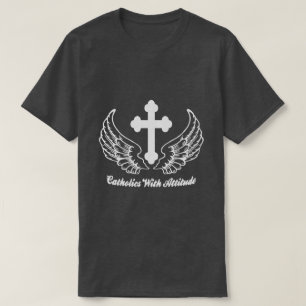Katholieken met een houding t-shirt