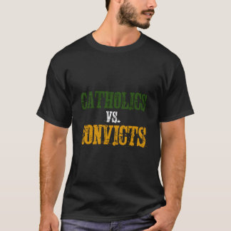 Katholieken versus veroordeelden t-shirt