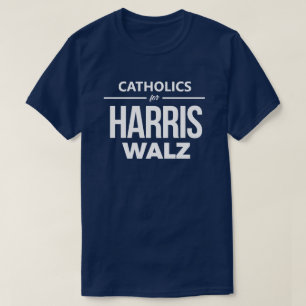Katholieken voor Harris Walz T-shirt