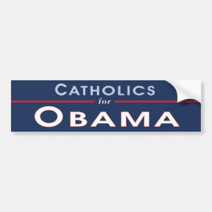 Katholieken voor Obama Bumpersticker