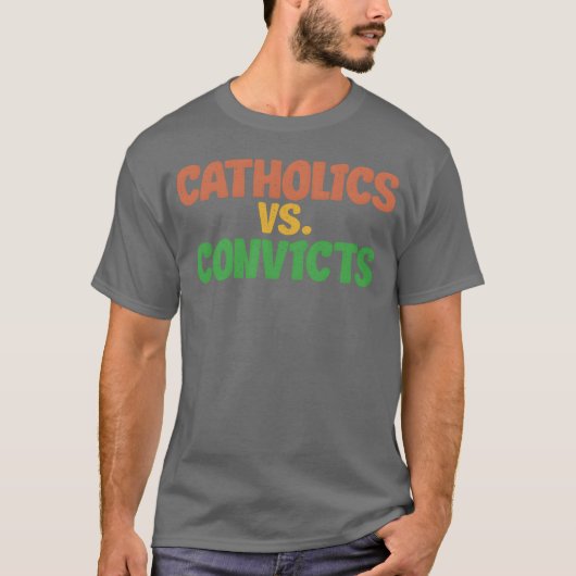 katholieken vs convits vriend t-shirt (Voorkant)