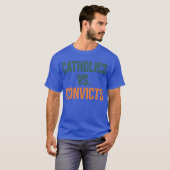 Katholieken vs. veroordeelden t-shirt (Voorkant volledig)