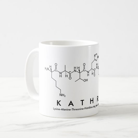 Kathrin peptide naam mok (Voorkant links)