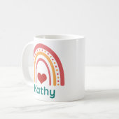 Kathy Boho Rainbow Koffiemok (Voorkant links)