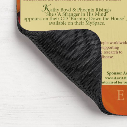 KATHY BOYD PHOENIX RIJST vanaf onze MMC van 2009 Muismat (Hoek)