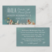 Kathy Custom Visitekaartje Blue Orchid (Voorkant / Achterkant)