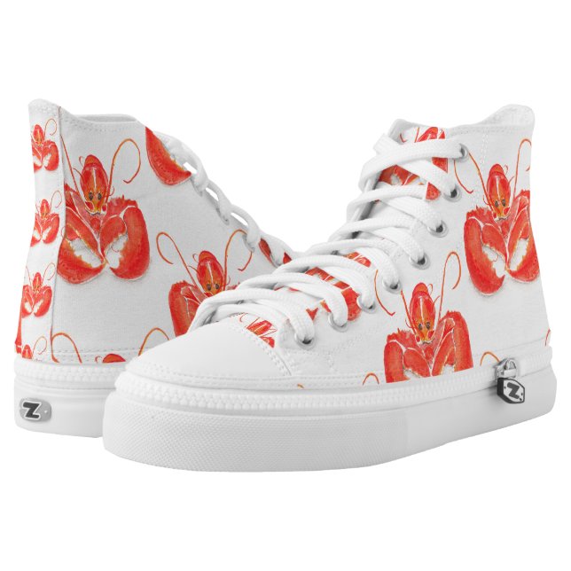 Kathy Faggella Food ACEO Challenge High Top Schoenen (Paar)