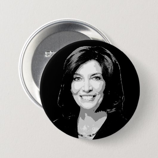 Kathy Hochul Ronde Button 7,6 Cm (Voorkant /achterkant)